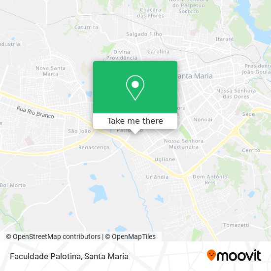 Faculdade Palotina map