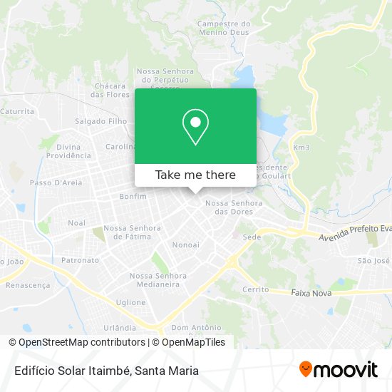 Mapa Edifício Solar Itaimbé