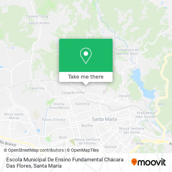 Escola Municipal De Ensino Fundamental Chácara Das Flores map