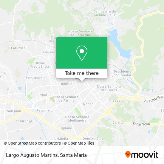 Mapa Largo Augusto Martins