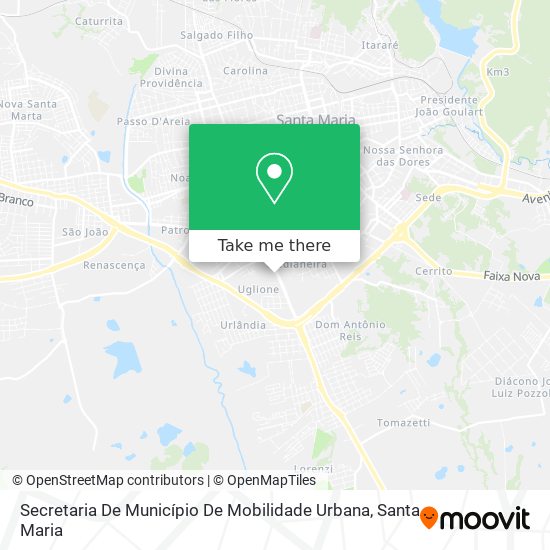Secretaria De Município De Mobilidade Urbana map