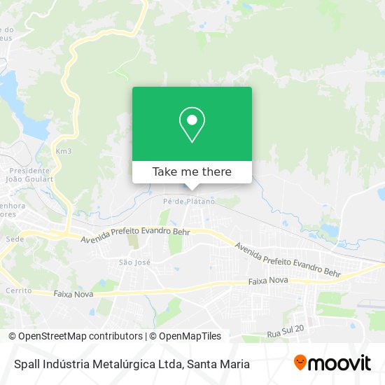 Spall Indústria Metalúrgica Ltda map