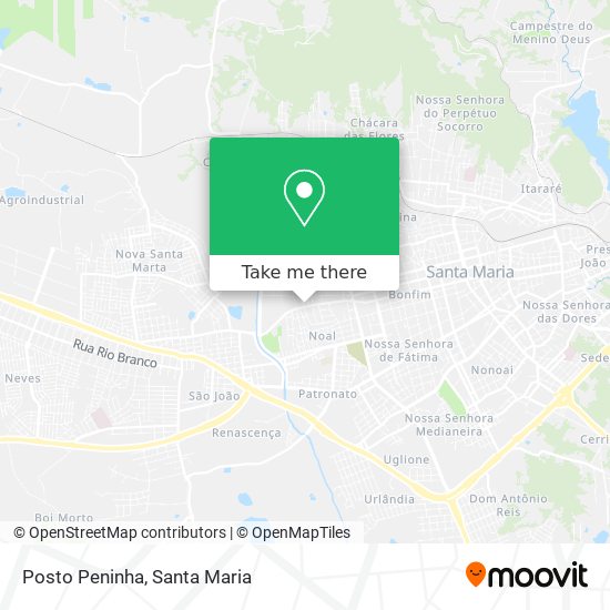 Posto Peninha map