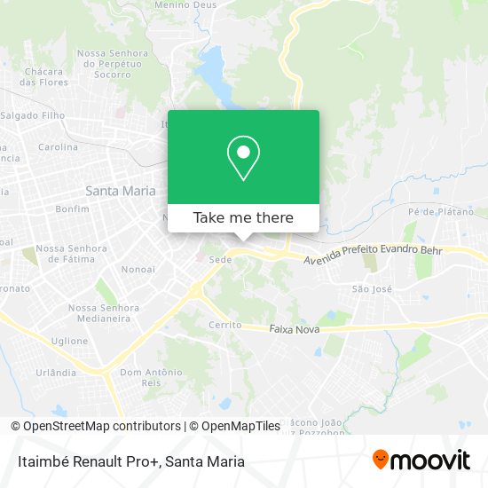 Itaimbé Renault Pro+ map