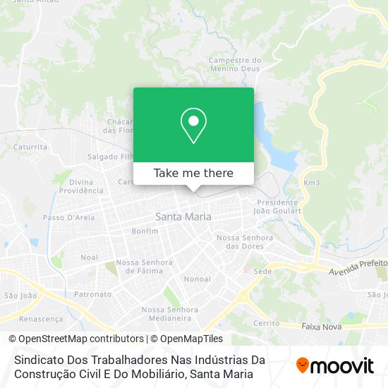 Sindicato Dos Trabalhadores Nas Indústrias Da Construção Civil E Do Mobiliário map