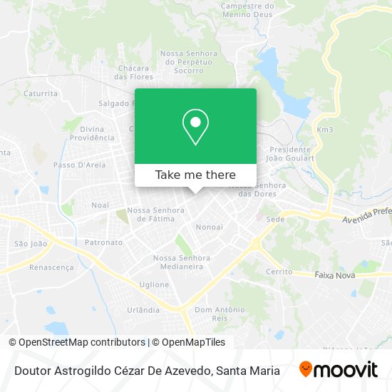 Doutor Astrogildo Cézar De Azevedo map