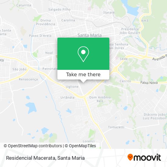 Residencial Macerata map