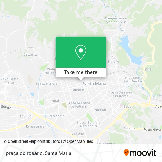 Mapa praça do rosário