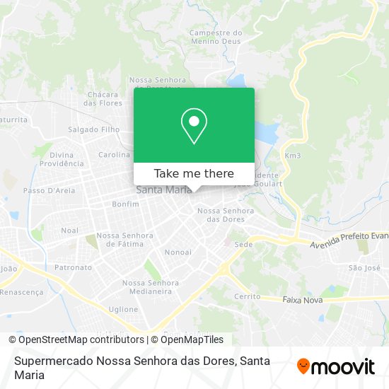 Supermercado Nossa Senhora das Dores map