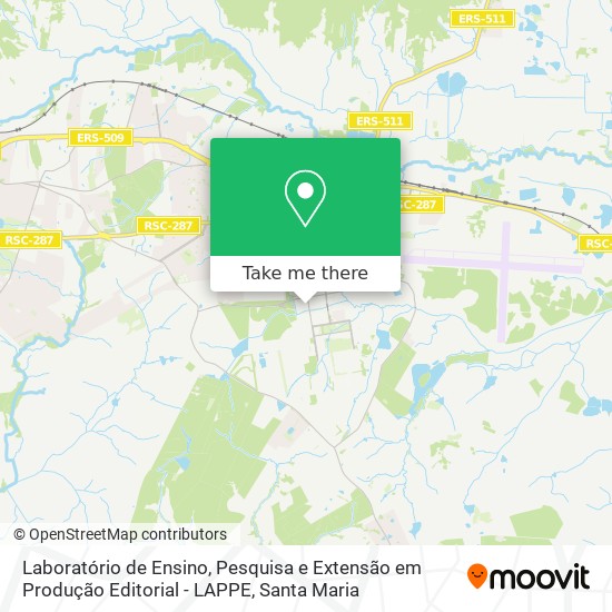 Mapa Laboratório de Ensino, Pesquisa e Extensão em Produção Editorial - LAPPE