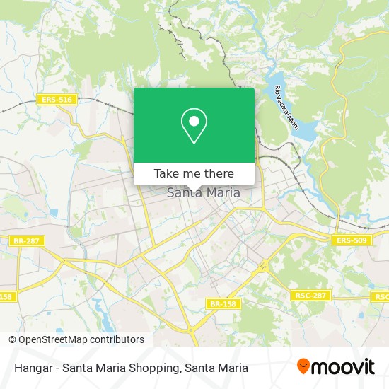 Hangar - Santa Maria Shopping map