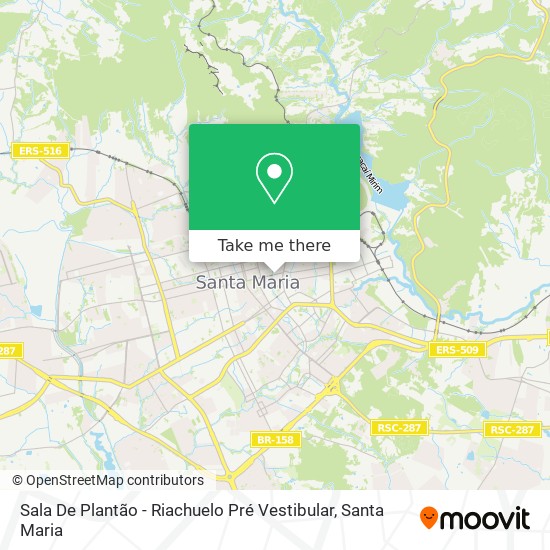 Mapa Sala De Plantão - Riachuelo Pré Vestibular