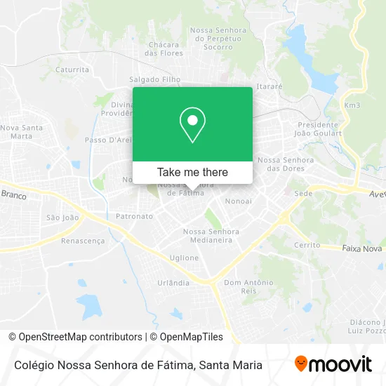 Colégio Nossa Senhora de Fátima map