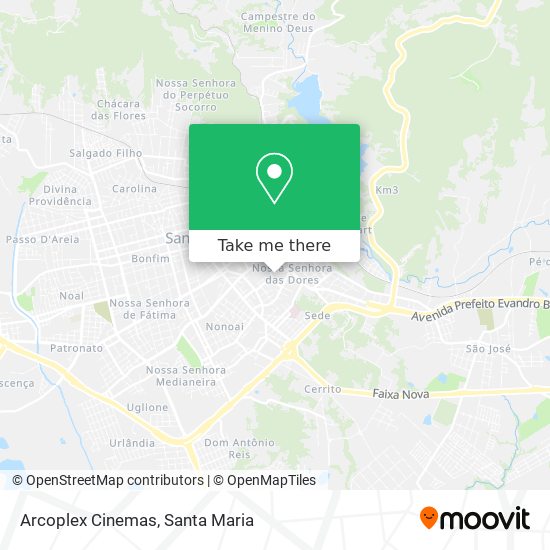 Arcoplex Cinemas map