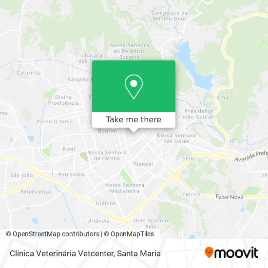 Clínica Veterinária Vetcenter map