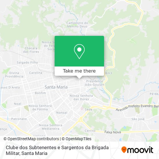 Clube dos Subtenentes e Sargentos da Brigada Militar map