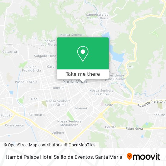 Mapa Itambé Palace Hotel Salão de Eventos