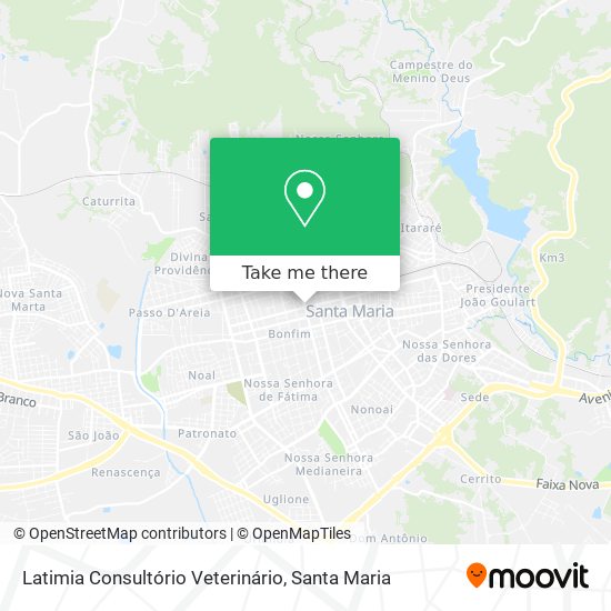 Mapa Latimia Consultório Veterinário