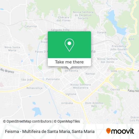 Feisma - Multifeira de Santa Maria map