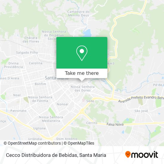 Cecco Distribuidora de Bebidas map