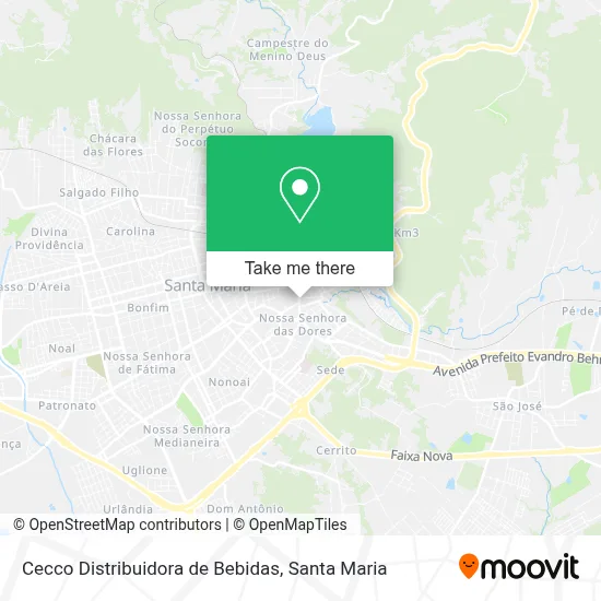 Cecco Distribuidora de Bebidas map
