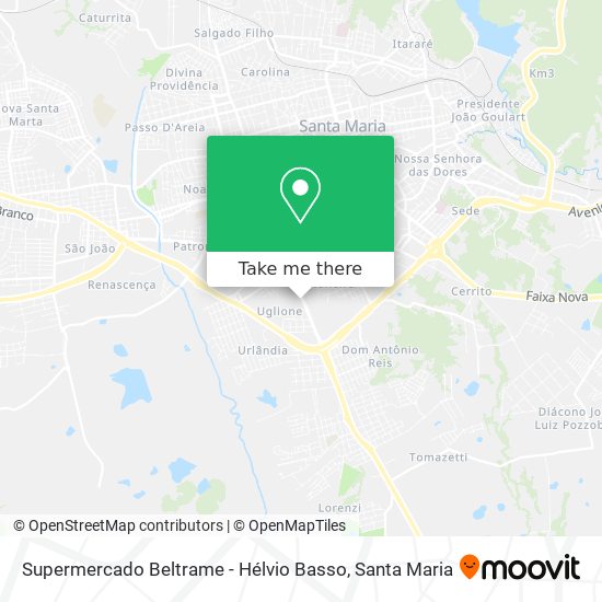 Supermercado Beltrame - Hélvio Basso map