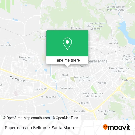 Supermercado Beltrame map