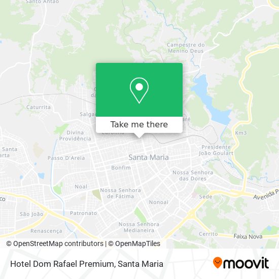 Mapa Hotel Dom Rafael Premium