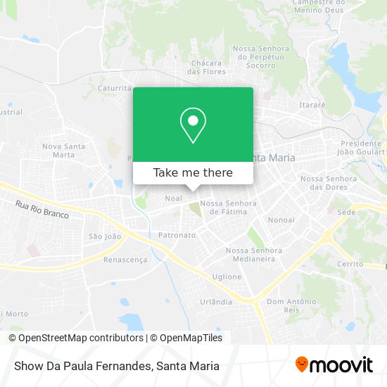 Show Da Paula Fernandes map