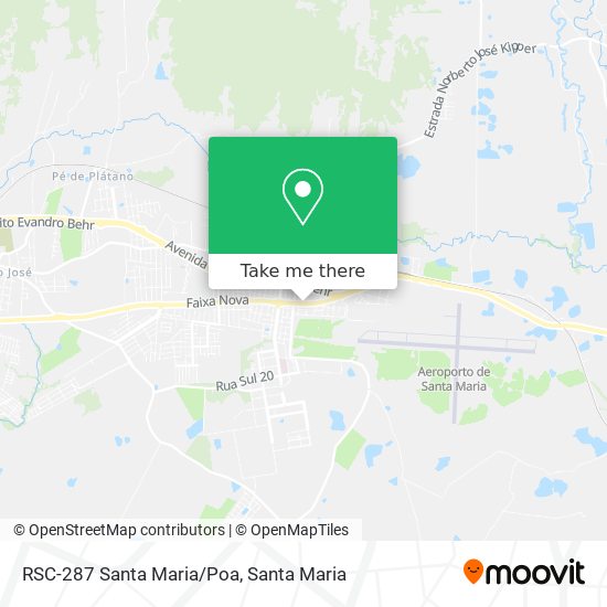RSC-287 Santa Maria/Poa map