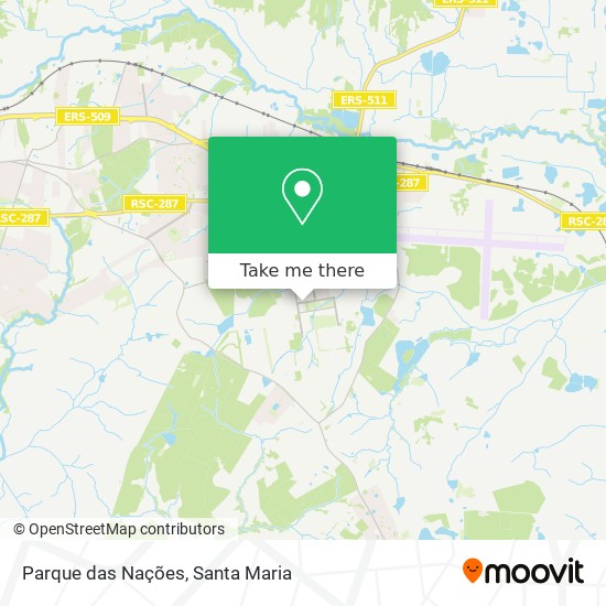 Mapa Parque das Nações