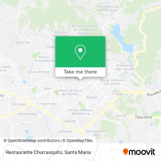 Mapa Restaurante Churrasquito