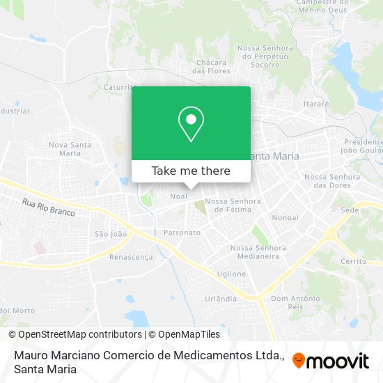 Mauro Marciano Comercio de Medicamentos Ltda. map