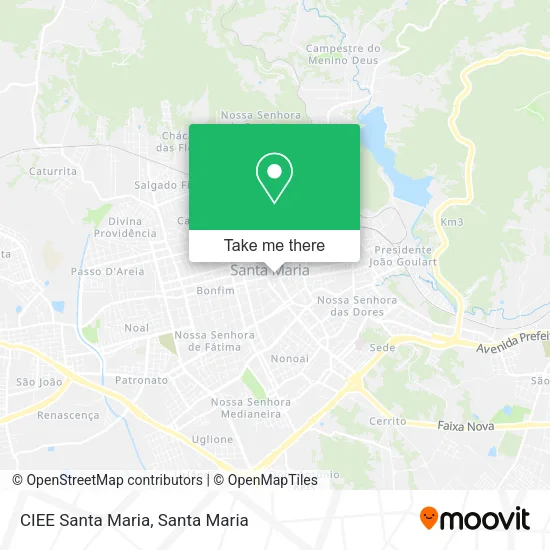 CIEE Santa Maria map