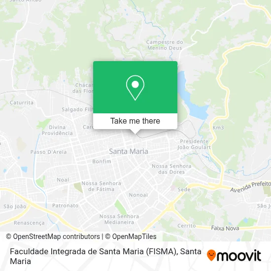 Faculdade Integrada de Santa Maria (FISMA) map