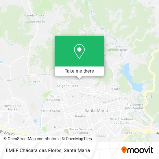 EMEF Chácara das Flores map
