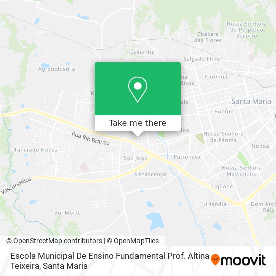 Escola Municipal De Ensino Fundamental Prof. Altina Teixeira map