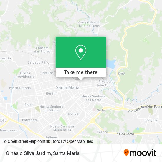 Mapa Ginásio Silva Jardim