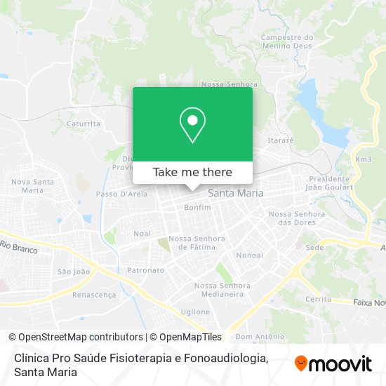 Clínica Pro Saúde Fisioterapia e Fonoaudiologia map