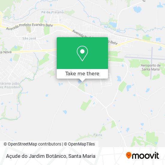 Açude do Jardim Botânico map