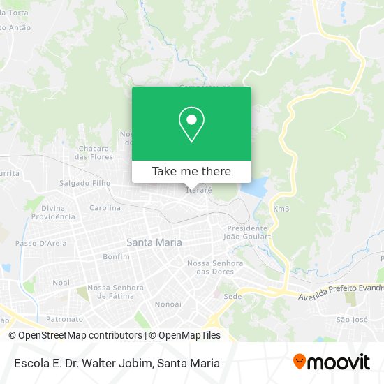Escola E. Dr. Walter Jobim map
