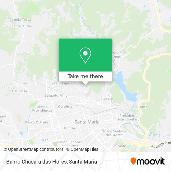 Bairro Chácara das Flores map