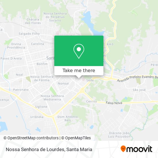 Nossa Senhora de Lourdes map