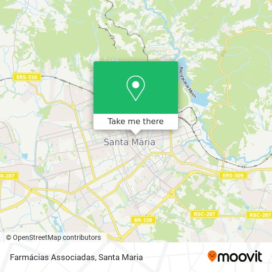 Farmácias Associadas map