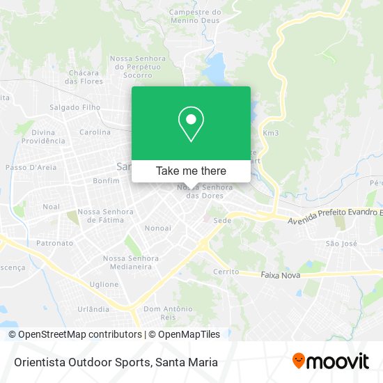 Mapa Orientista Outdoor Sports