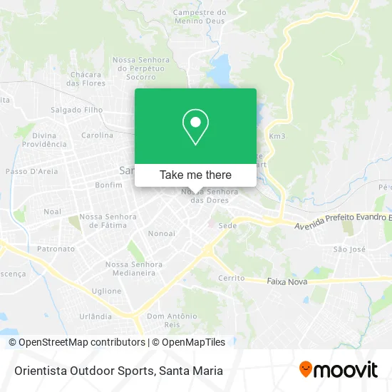 Orientista Outdoor Sports map