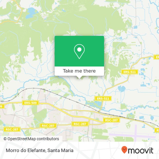 Morro do Elefante map