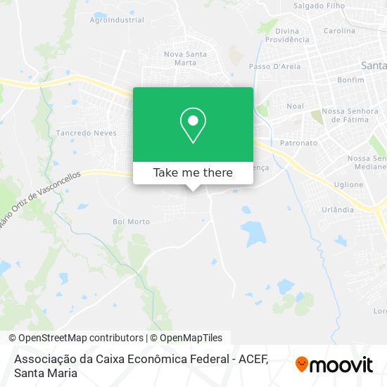 Associação da Caixa Econômica Federal - ACEF map
