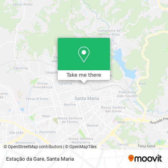 Estação da Gare map