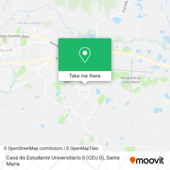 Casa do Estudante Universitário II (CEU II) map